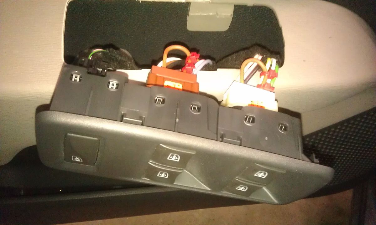 Beleuchtung der elektrischen Fensterheber